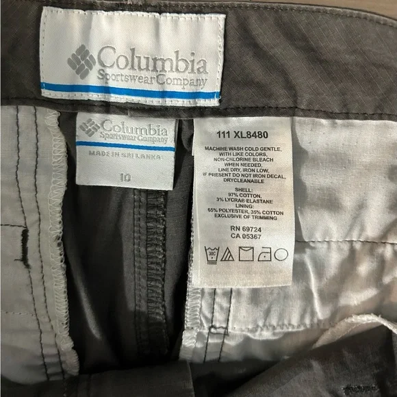 Columbia Gray Adjustable Waist Capris Size 10 - Picture 4 of 16